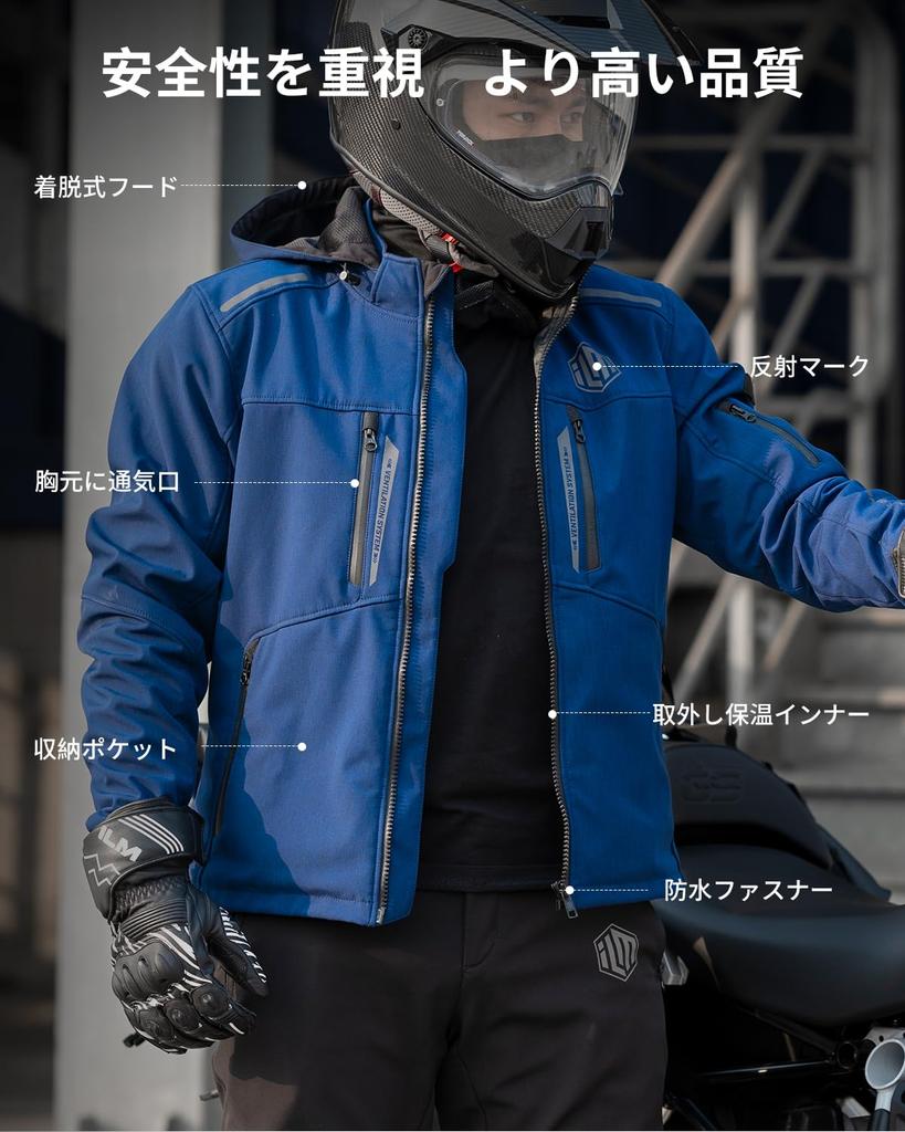 [ILM] Motorcycle Jacket, Riding Jacket, Spring, Autumn, Winter, Asian Fit