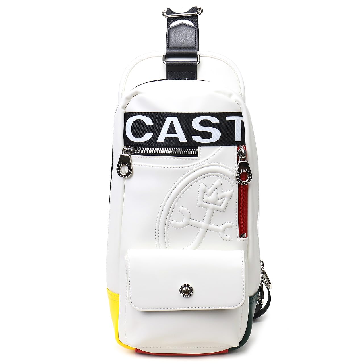 

Castelbajac Men s and Women s Dalton 026932 One-Shoulder Bag (White)