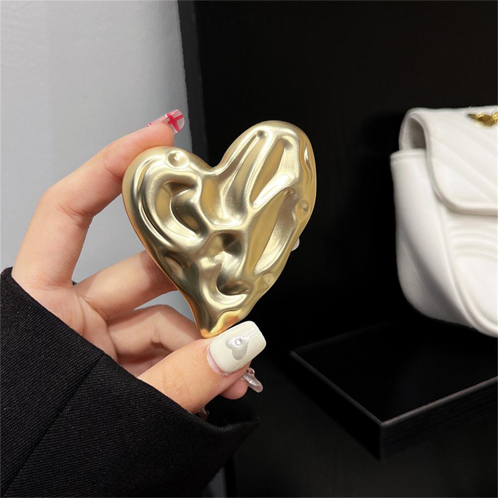 

Korean Metal Love Heart Grip Tok Griptok Finger Holder Ring For iPhone Samsung Accessories Trendy Holder Stand Griptok