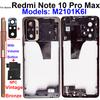 Per Xiaomi Redmi Note 10 Pro Max Telaio Centrale Supporto Cornice con Tasti Laterali Volume Cover Alloggiamento NFC