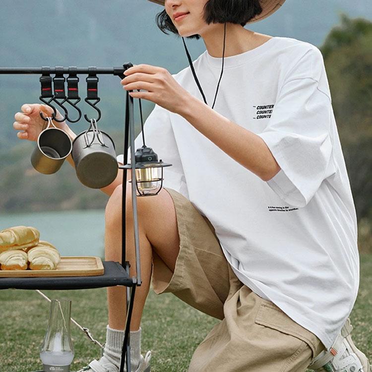 Li-Ning Trace Series Sports Fashion Solid Color Crew Neck Pullover Short Sleeve T-Shirt Unisex Tops White AHST537-1