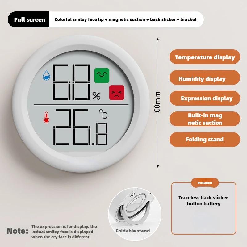 

Измеритель температуры и влажности, домашний высокоточный электронный термометр, настенный для детской комнаты, таблица измерения сухой и влажной температуры