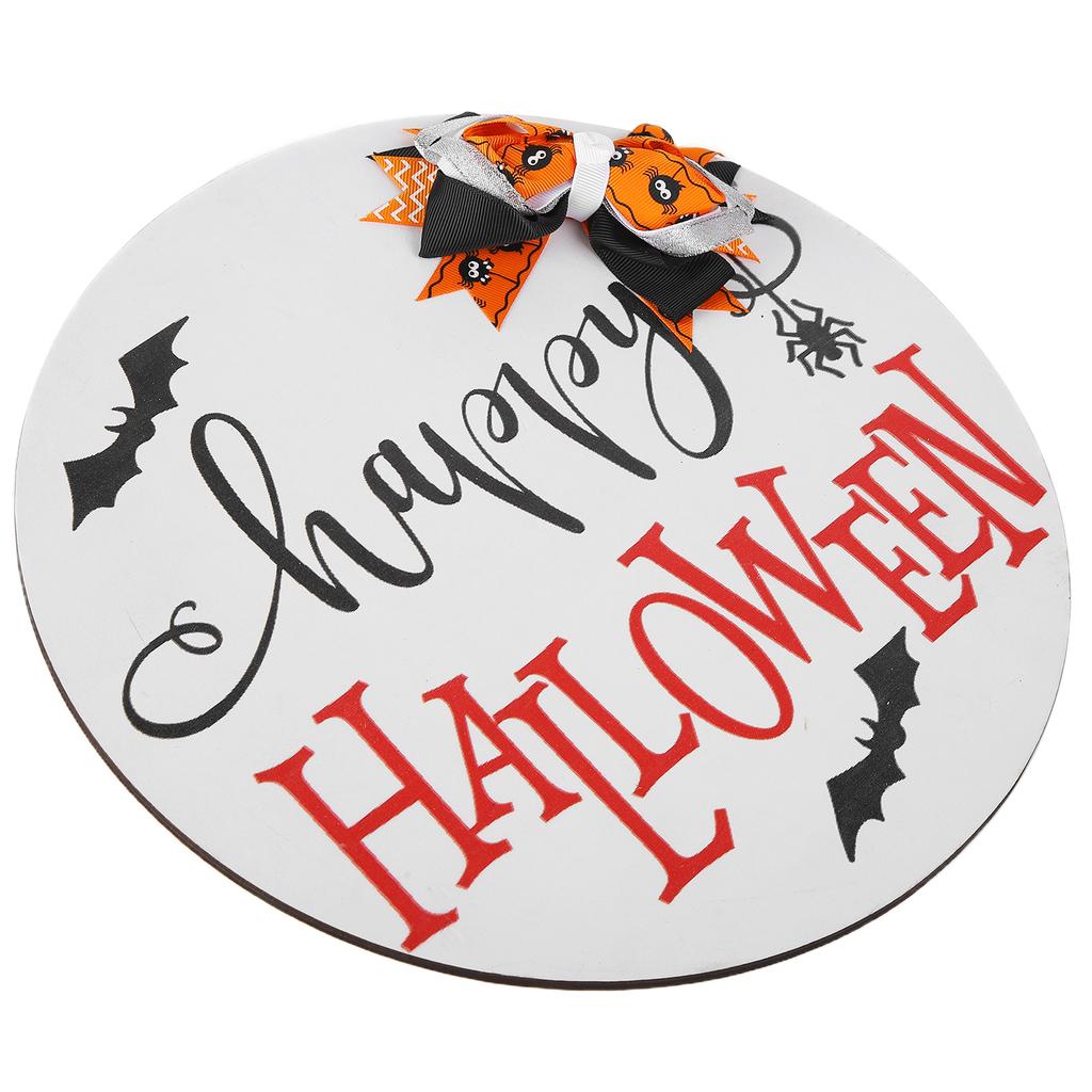 Door Sign Wooden Hanging Halloween Ornament Sign for for Outdoor Indoor Garden Home Decoration