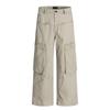 Men Women Vintage Cargo Pants Loose Fit Wide Leg Streetwear Casual Trousers