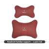 Car Headrest Neck Pillow Lumbar Support Cushion Interior Accessories For Alfa Romeo GT Stelvio F1 Brera Volante Tonale Gloria
