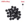100Pcs Glass Eyes 4/5/8/10 Mm Needle Felting Teddy Bears Dolls Animals Black Eyes for DIY Hand Made Toy Doll Accessories