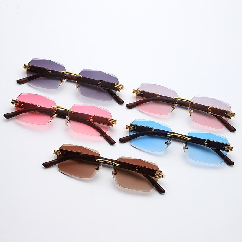 Fashion Eyewear Women Fashion Frameless Shades Casual Summer Beach Eyewear