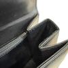 Givenchy Handbag with Logo Button and Top Handle Leather Handbag Black Leather Women Used