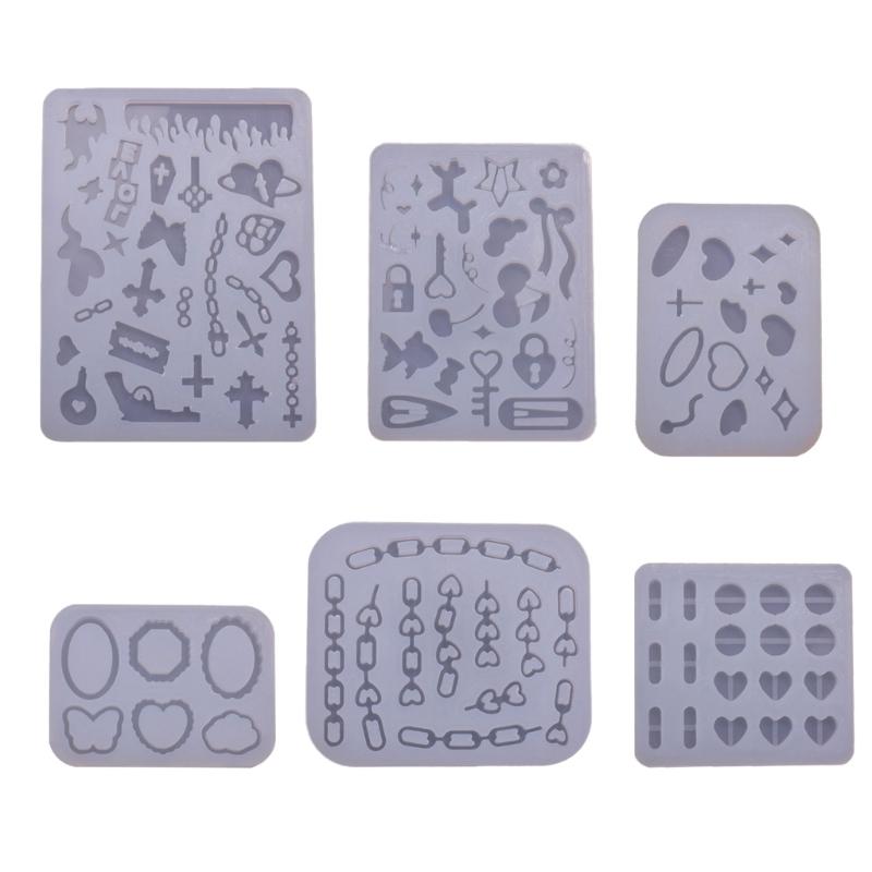 Silicone Resin Casting Mould Epoxy Resin Molds Quicksand Moulds Keychain Mold Silicone Material Geometry Filler Moulds