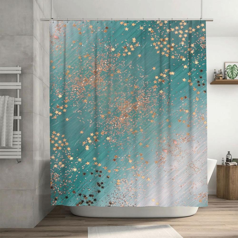 Chocolate Lover'S Bath Time Indulgence Shower Curtain Decadent Dessert Pattern Decor For Bathroom Set Includes Hook Rings (White