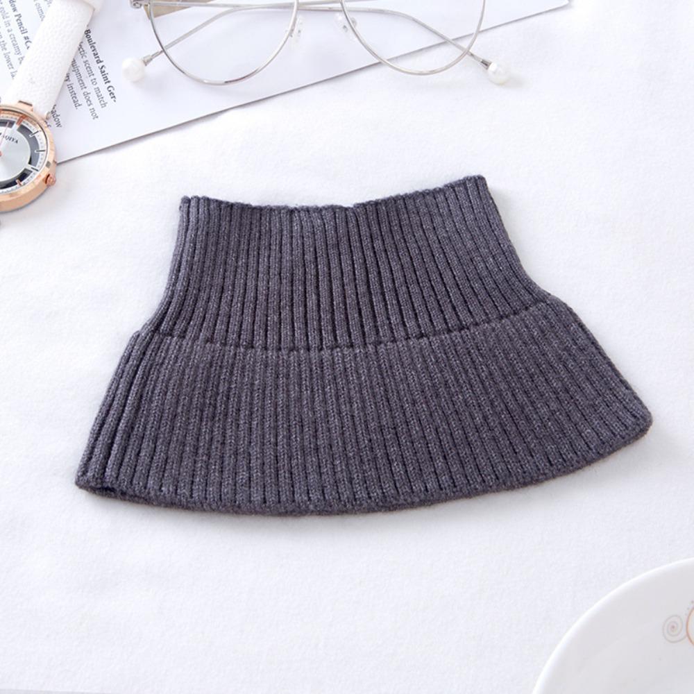 Thicken Fake Collar Neck Protection Knitted Fake Collar Fashion Sweater Collar  Women
