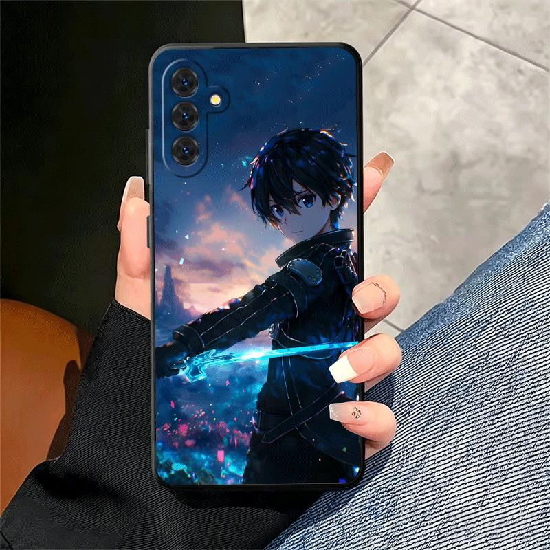 S-Sword O-Online SAO Yuuki Asuna Soft Phone Case for Samsung A17 A37 A57 A16 A26 A36 A56 A15 A25 A35 A55 A14 A24 A34 A54 A13 A23
