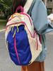 Large-Capacity Unisex Color-Block Hiking and Campus Backpack
