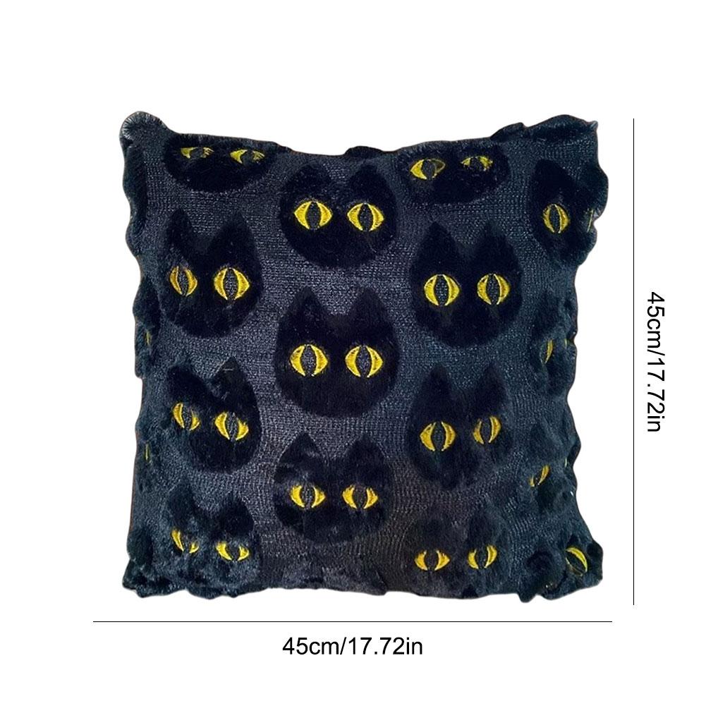 Halloween Ghost Pumpkin Pillowcase Washable Soft Pillow Case Comfortable Throw Pillow Cover for Couch Sofa Bedroom Home Decor