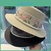 Summer Straw Hat With Wide For Sun Protection And Breathability