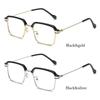 Anti-Blue Light Reading Glasses Fashion Classic Metal Half-frame Readers Eyewear Men Women Eye Protection Presbyopia Eyeglasses