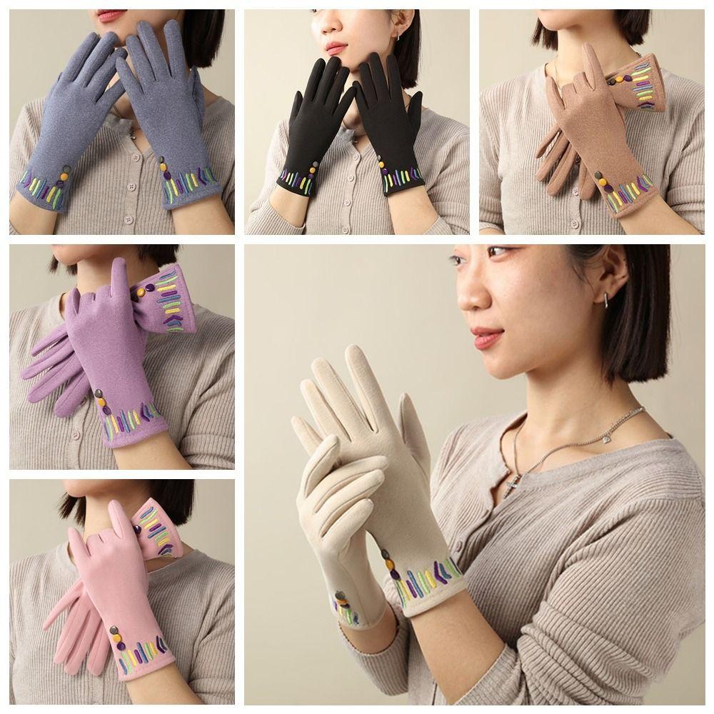 Velvet Touch Screen Gloves Non-slip Warm Gloves NEW Winter Thickened Gloves Winter