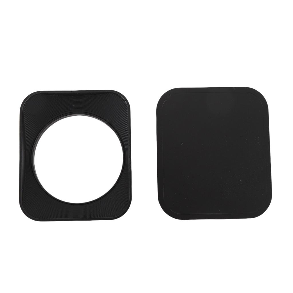 Camera Lens Hood Aluminium Alloy Accurate CNC Fine Processing Lens Hood Shade Protector with Cap
