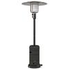 Patio Heater, Outdoor Gas, 11 kW, Adjustable Heat Settings, 82 x 82 x 223 cm, Black