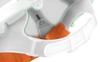 Certified safety helmet, white