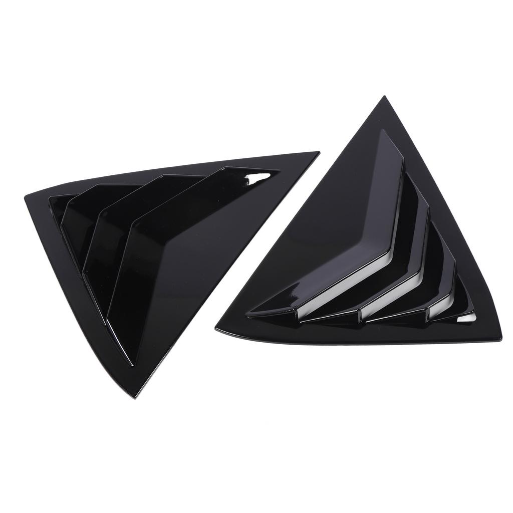 1 P  Rear Side Window Louver Privacy   Reduce Temperature Window Louver   Vent Scoop Shade Cover Blind for   MK7 7.5 2008 to 2017