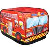 Tenda de Brincar Casa de Jogo Caminhão de Bombeiros Ônibus da Polícia Dobrável Pop Up Brinquedo Casa de Jogo Brinquedos para Crianças Tenda Sorvete Combate a Incêndios Casa Modelo