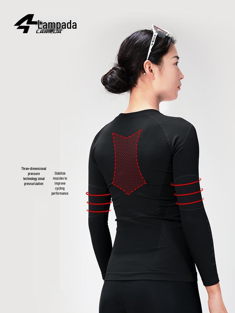 Strato di base da ciclismo Lampada da donna caldo e traspirante per Autunno/Inverno