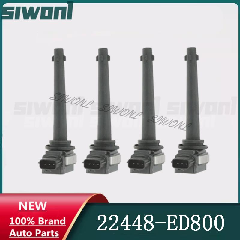 4 pcs/lot Car Ignition Coil 22448ED800 For Nissan Sentra 2.0L L4 Tiida 1.6L 1.8L March K12 22448-ED800