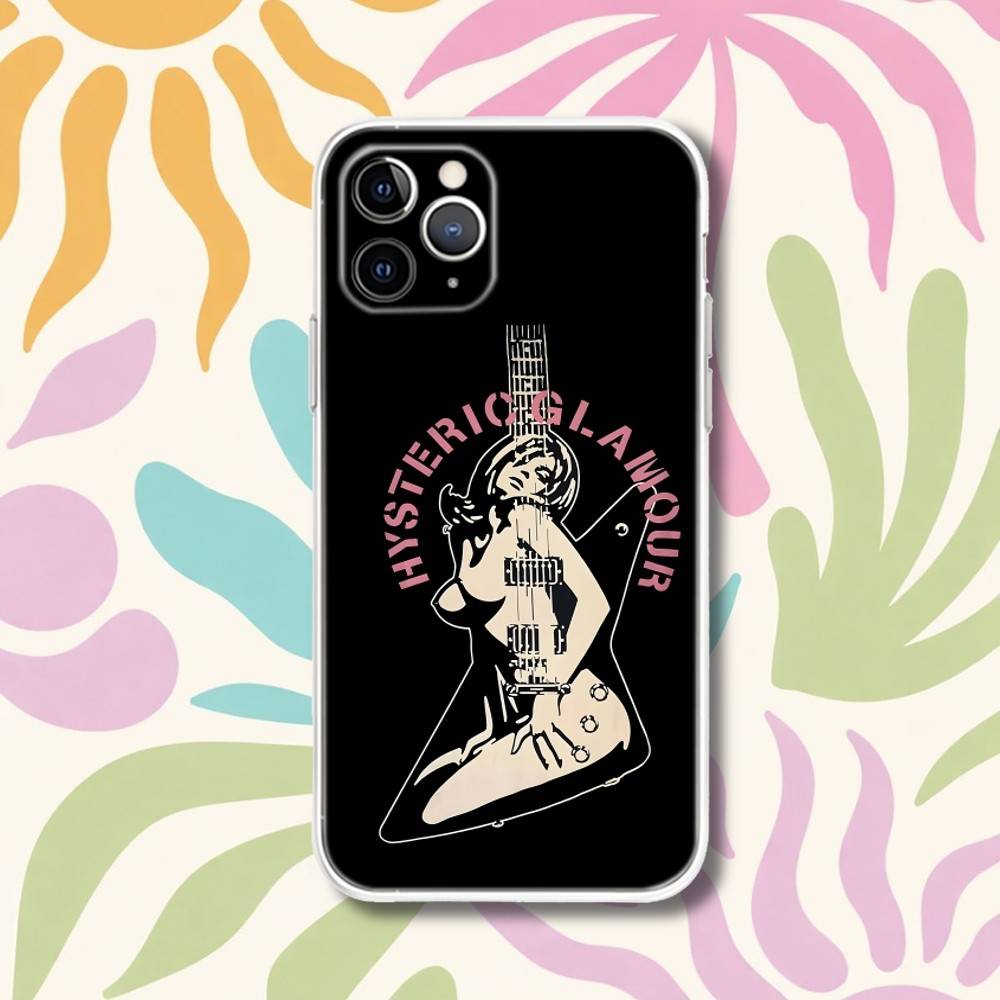 H-Hysteric-S Girl G-Glamour Phone Case For iPhone 17,16e,16,15,14,13,12,11 Mini Pro Max X,XR,XSMAX 8,7 Air Plus Transparent Soft