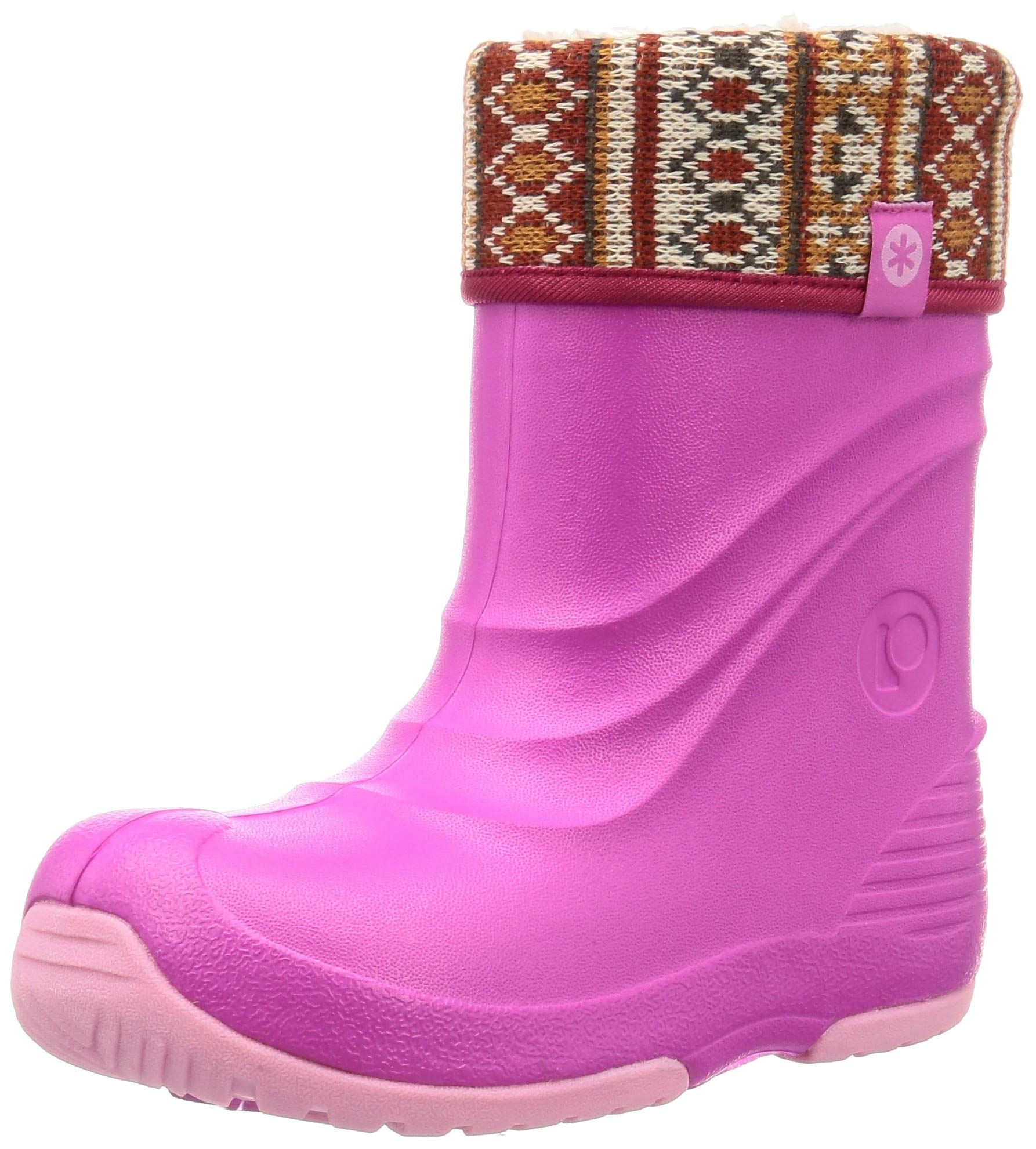 

Pookies Snow Ultra Полностью на флисовой подкладке, Съемный флис Размеры Детские ботинки, Легкие, Водонепроницаемые, Подкладка, PK-EB510N, Розовый, 23.0-24.0см