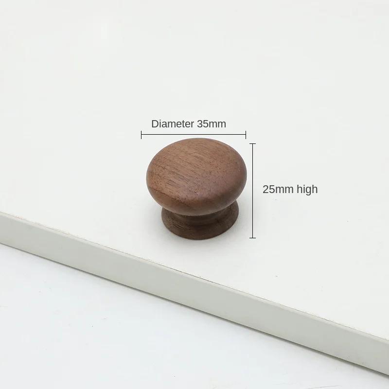 Wooden Cabinet Doors Drawers Solid Wood Handles Nordic Cabinets Shoe Cabinets Wooden Minimalist Circular Wardrobe Handles