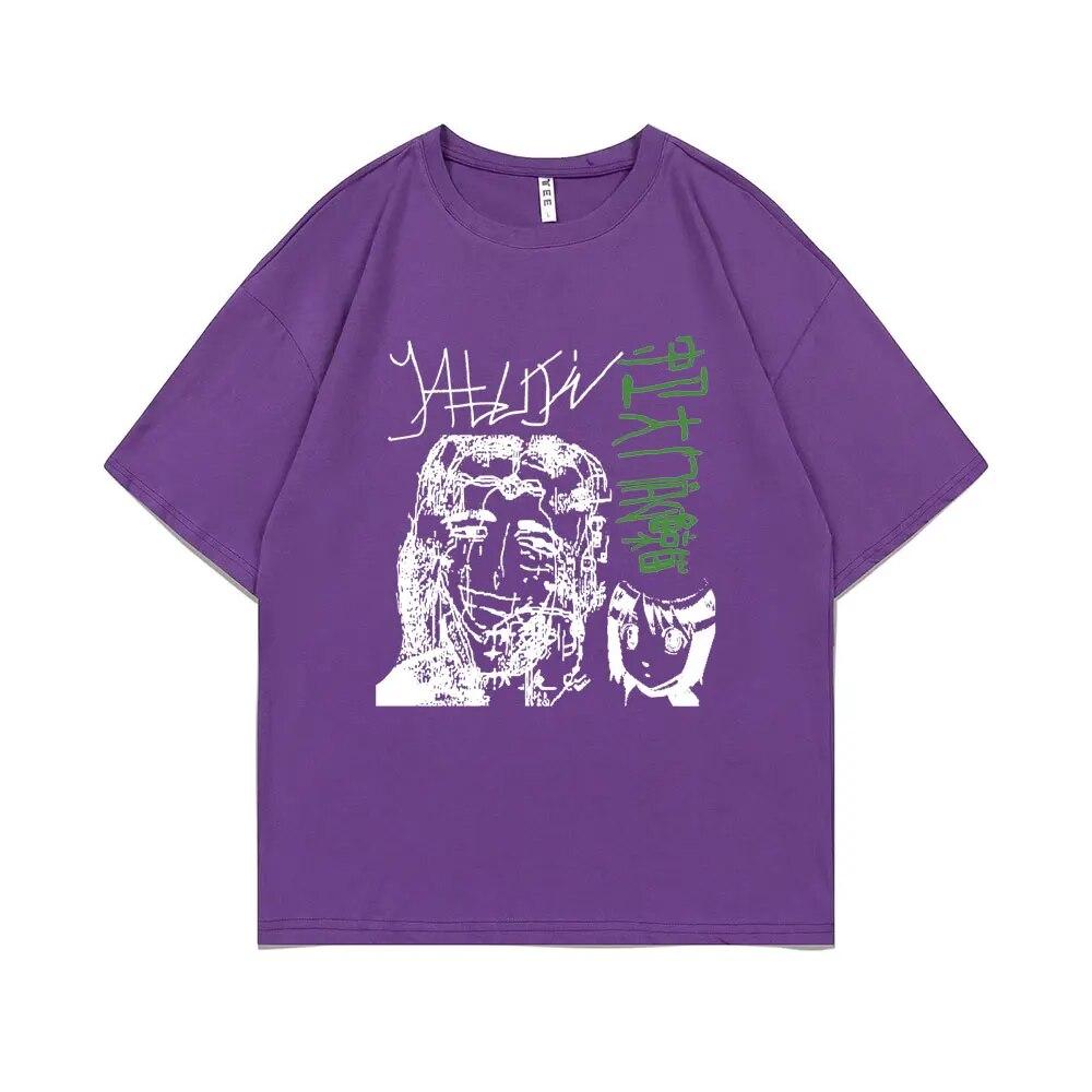 Limited Edition Yabujin T-shirt Summer Short Sleeve Unisex Women Oversized Tshirt Male Vintage Tees Unisex O-collar Cotton T Shirt