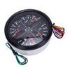 110mm 4 3 8in 4 In 1 Multifunction Gauge DC 12V 0 150PSI Oil Pressure Fuel Level 100 250 Fahrenheit  Water Temp 8 16V