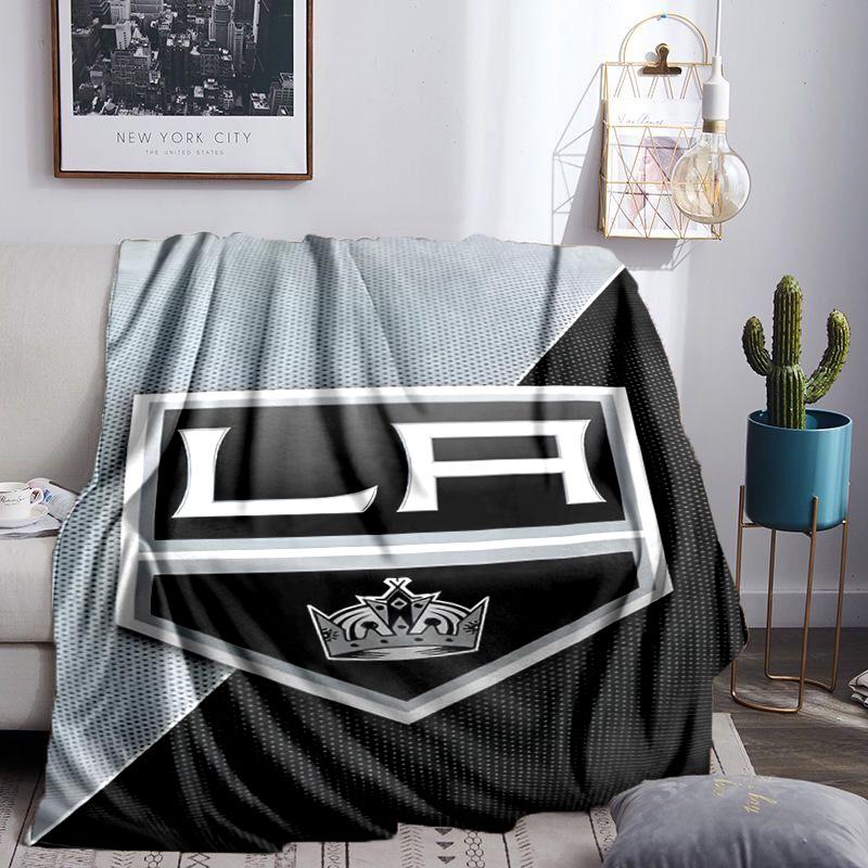 Los Angeles Eishockey Decken Flanelldecken Plüsch für Sofa Bett Geschenke für Männer Frauen Reise Picknickdecke Weihnachtsgeschenke für Fans