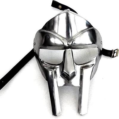 Gladiator Ansiktsmask Fantasifest Kostym Romerska Gladiatorer Arena Maximus Hjälm mf doom Film viking Rekvisita
