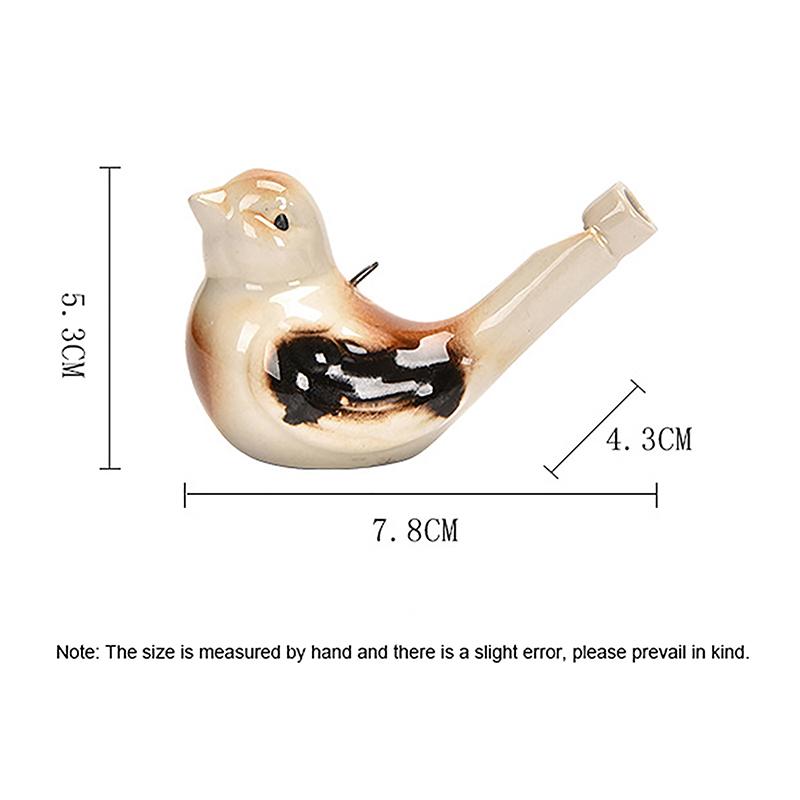 Ceramic Water Bird Whistle Bathtime Musical Toy For Kid Early Learning Educational Children Gift Toy Musical Instrument