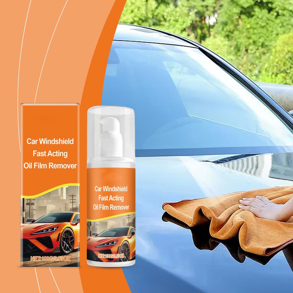 Homonth Oil Film Remover Car Windshield Cleaning Decontamination Rainproof Brightening Cleaner