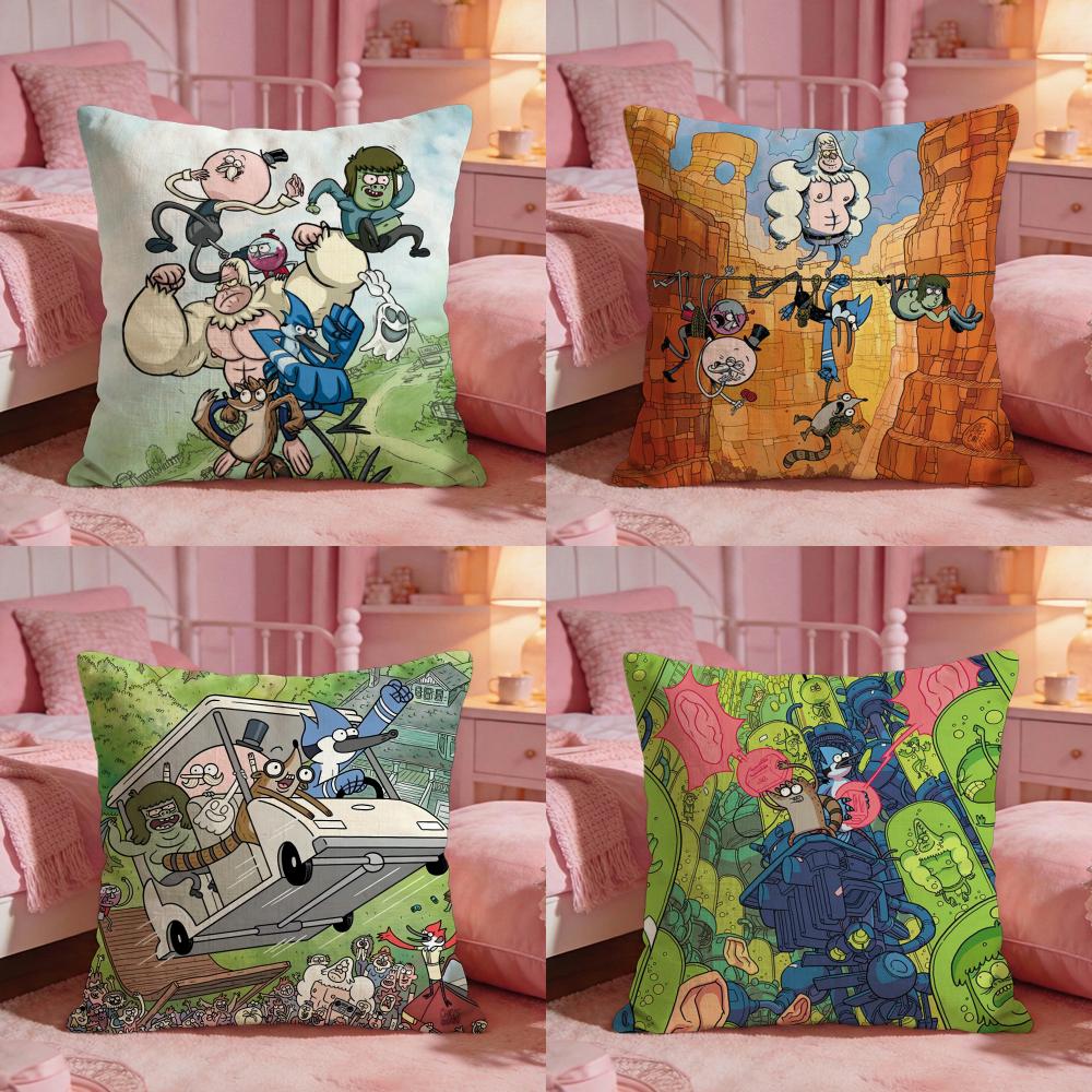 RRegular SShow Cushion Cover Premium Comfort Reversible Pillow Cove Two In One Design For Any Room Car Interior