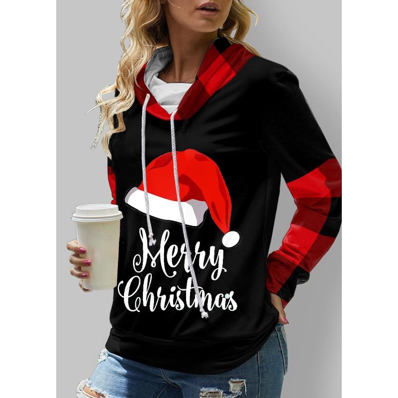 IHUASU Women s Fashion Casual Long Sleeve Hooded Hoodies & Sweatshirts S
