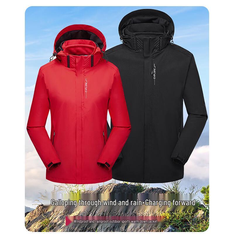 JEEP SPIRIT Unisex Outdoor Windproof Waterproof Jacket