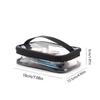 Travel Zipper Makeup Organizer TPU Bath Storage Storage Bag Transparent Cosmetic Bag Makeup Case
