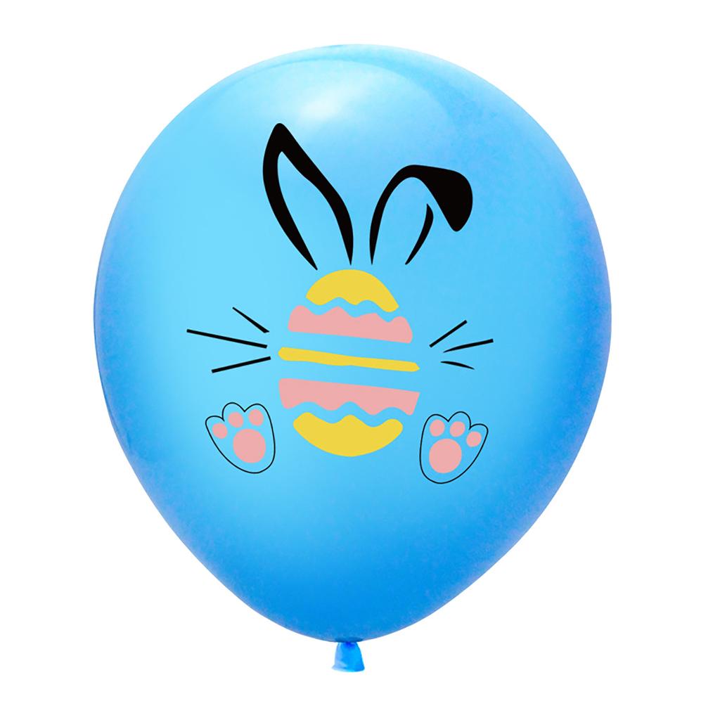 10PCS Easter Balloons Aluminum Film  Balloons Wedding Decoration  Set