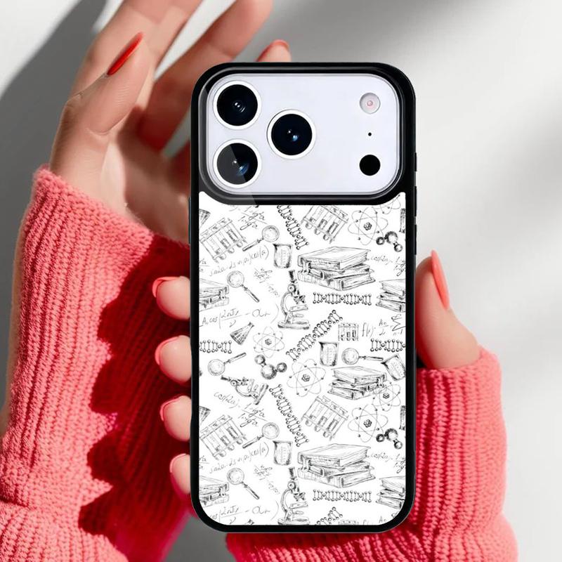Biology and Chemistry Phone Case for iPhone 17 16 15 14 13 Pro Max Back Cover for 12 11 Pro Coque