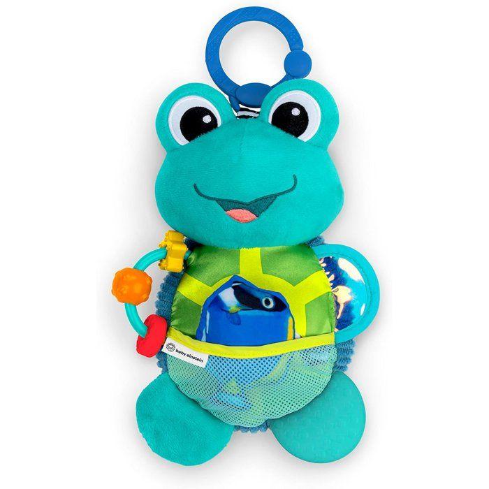 BABY EINSTEIN NEPTUNE Peluche doudou bébé tortue, multisensoriel, cadeau bébé 0M+