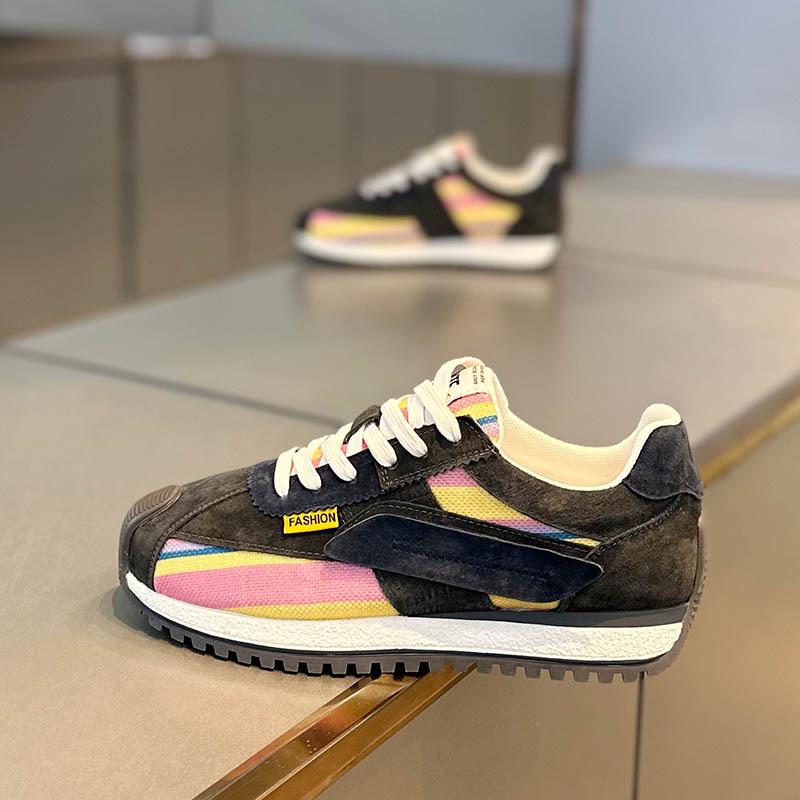 Tênis de Moda Masculino Verão 2025 Cano Baixo com Cadarço: Sapatos Casuais Confortáveis, Leves, Modernos e Simples