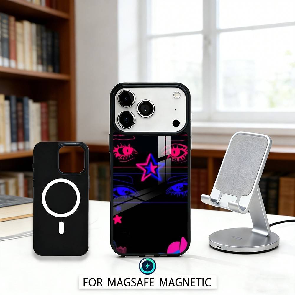 

H-Hot popular Band T-TV Girl Phone Case For iPhone 17,16,15,14,13,12,Pro,Max For Magsafe Magnetic Wireless Charging iPhone15PROMAX