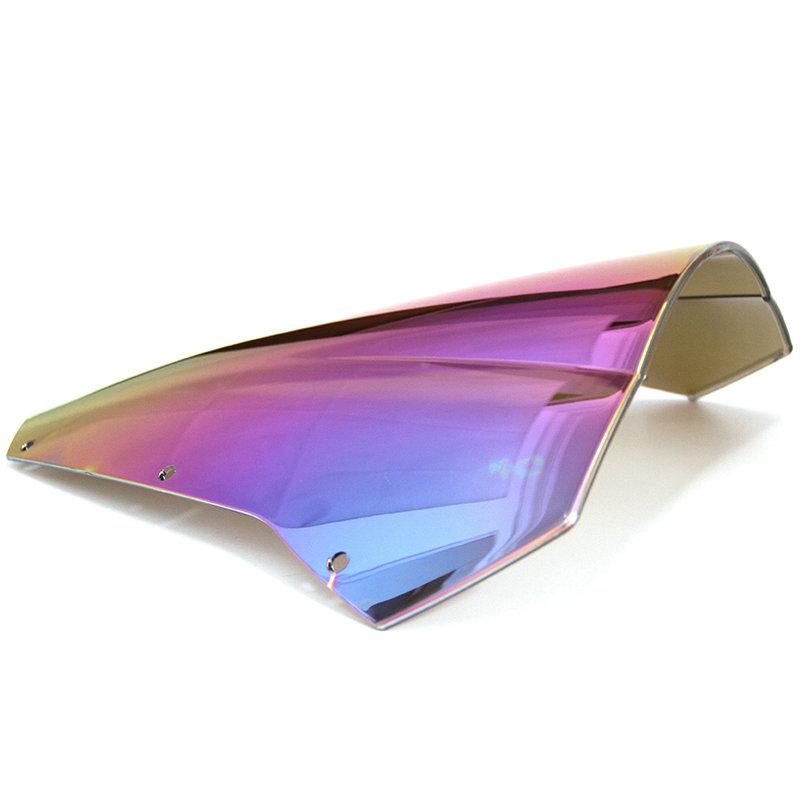 Windscreen For 2007 2008 2009 2010 Yamaha FZ6 S2 600 Fazer FZ-6 FZ 6 Wind Screen Deflectors Windshield Smoke Iridium