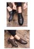 Men's Large Size Spring Leather Brogue Shoes - Casual & Formal Lace-up Low-tops
