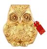 Original Brass Owl Feng Shui Vastu Statue, For Home Decorative Showpiece, Gold