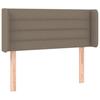 Vidaxl Bed Headboard with LED, Taupe, 83X16X78/88 Cm, Fabric